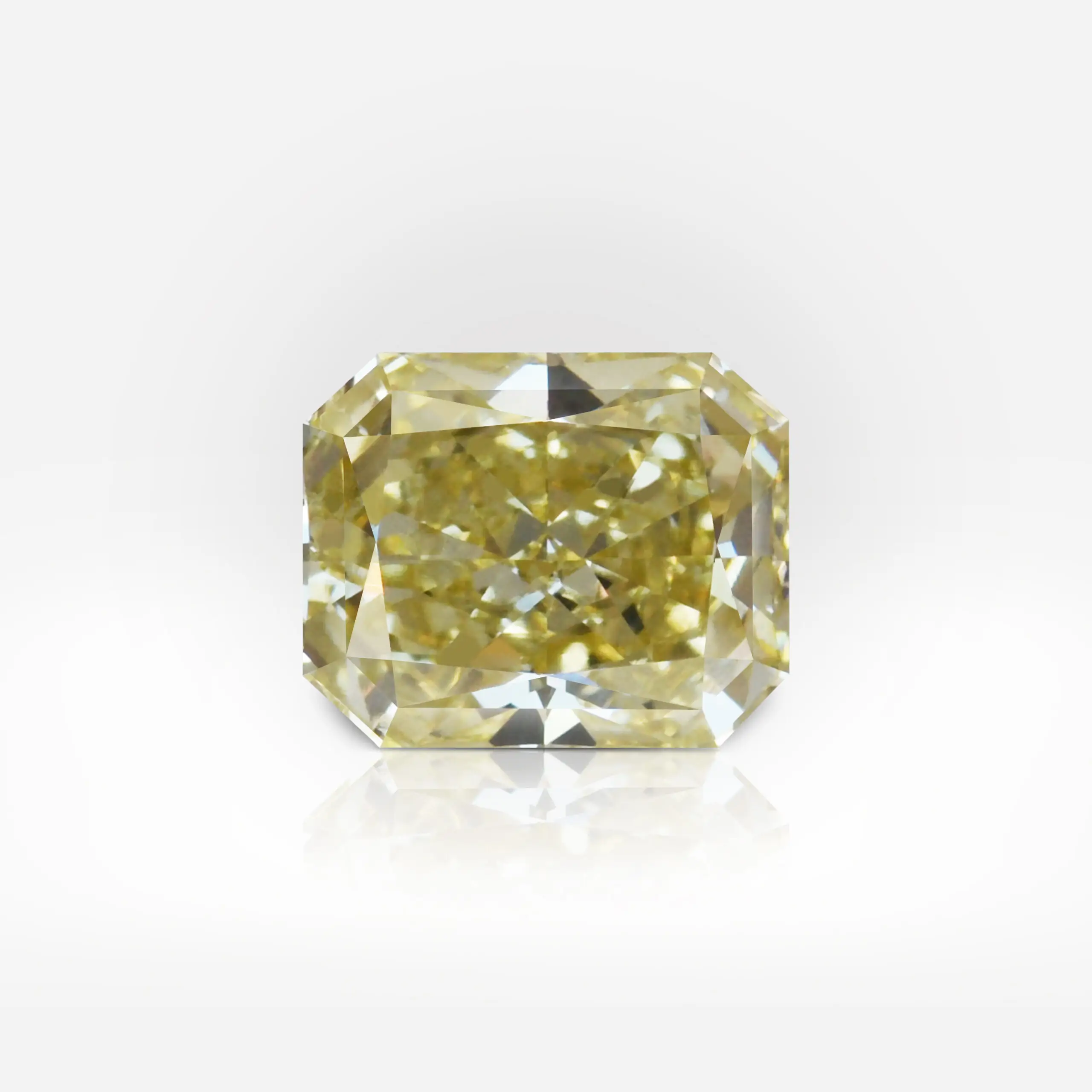 0.70 carat Fancy Yellow I1 Radiant Shape Diamond GIA - picture 1