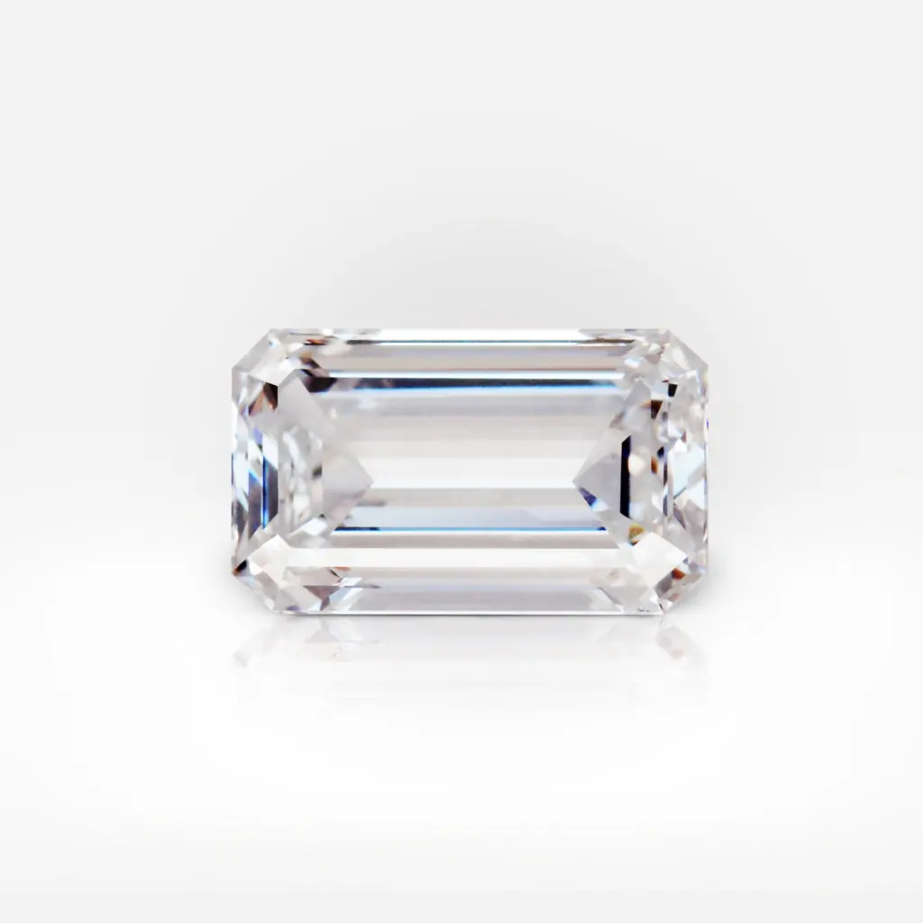 3.02 carat F VVS2 Emerald Shape Diamond GIA