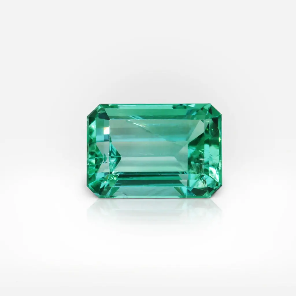 1.92 carat Octagonal Shape Intense Green Colombian Emerald ALGT
