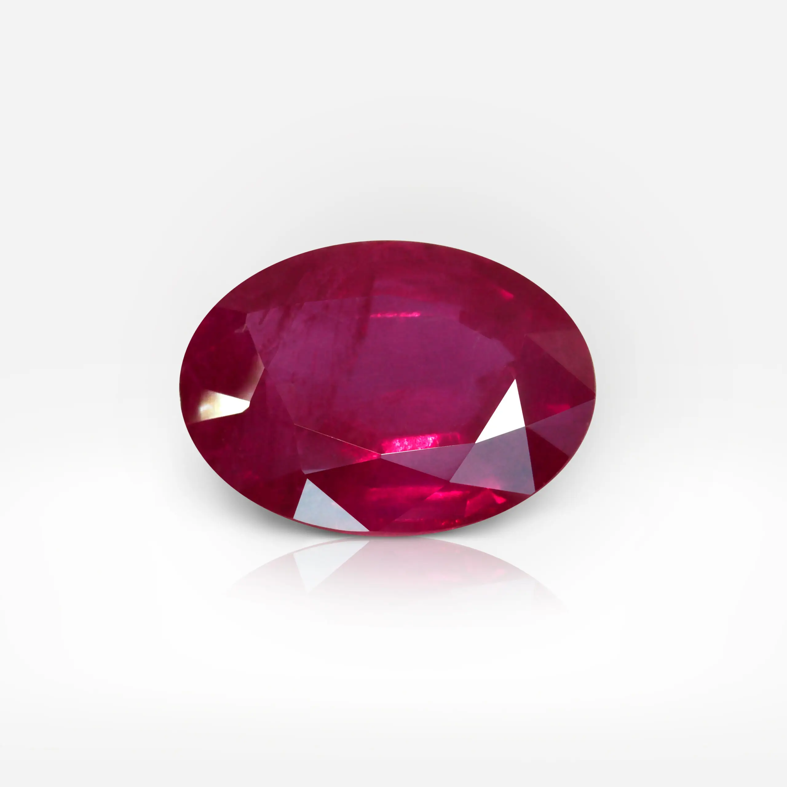 3.45 carat Oval Shape Burmese Ruby GRS - picture 1