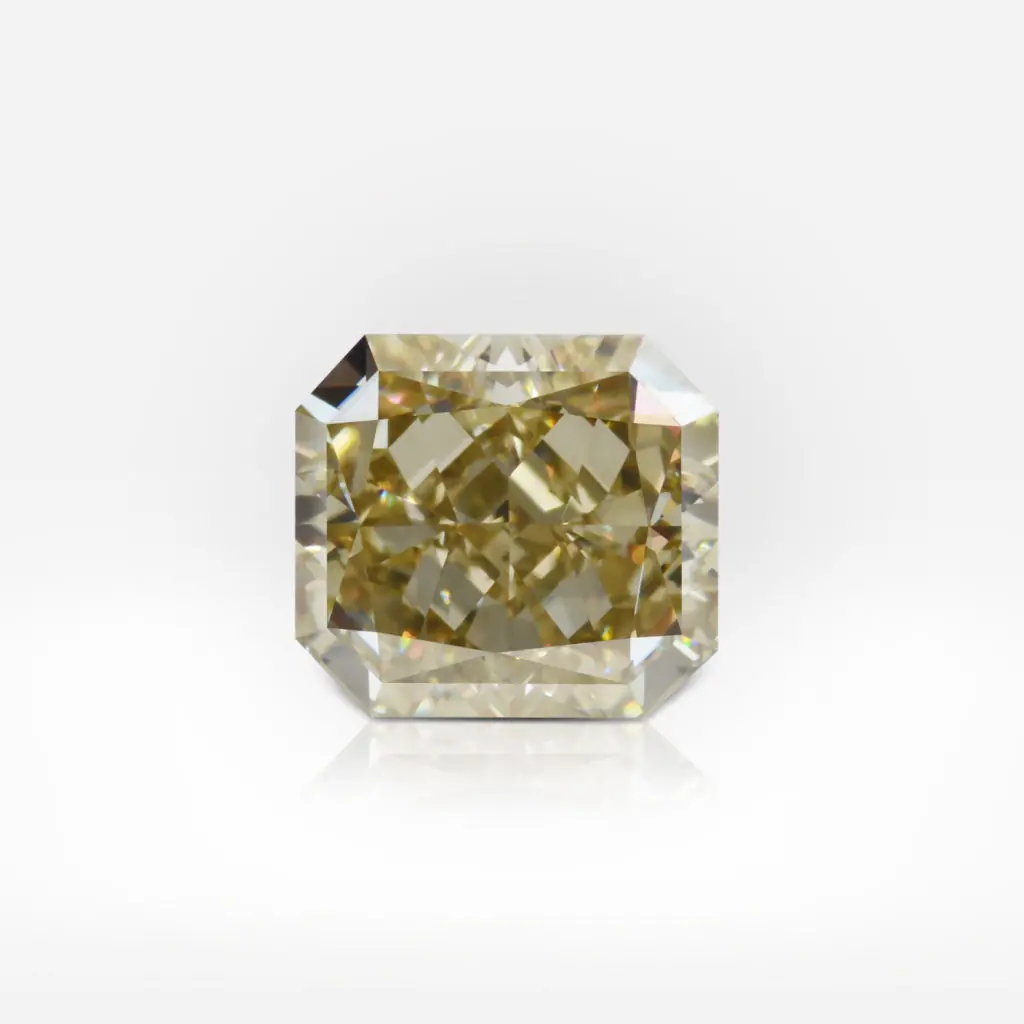2.02 carat Fancy Brownish Yellow VS2 Radiant Shape Diamond GIA - picture 1