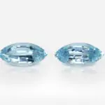 4.47 carat Pair of Marquise Shape Blue Brazilian Aquamarine - thumb picture 1