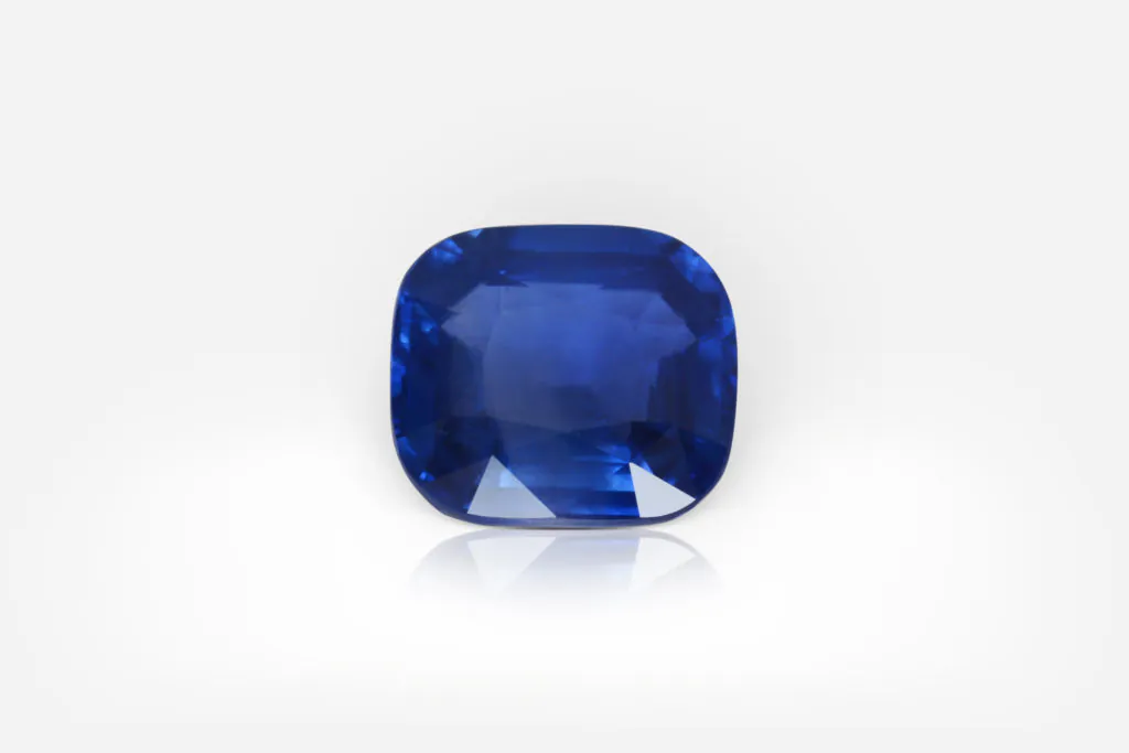 4.98 carat Blue Sapphire Cushion Shape GRS