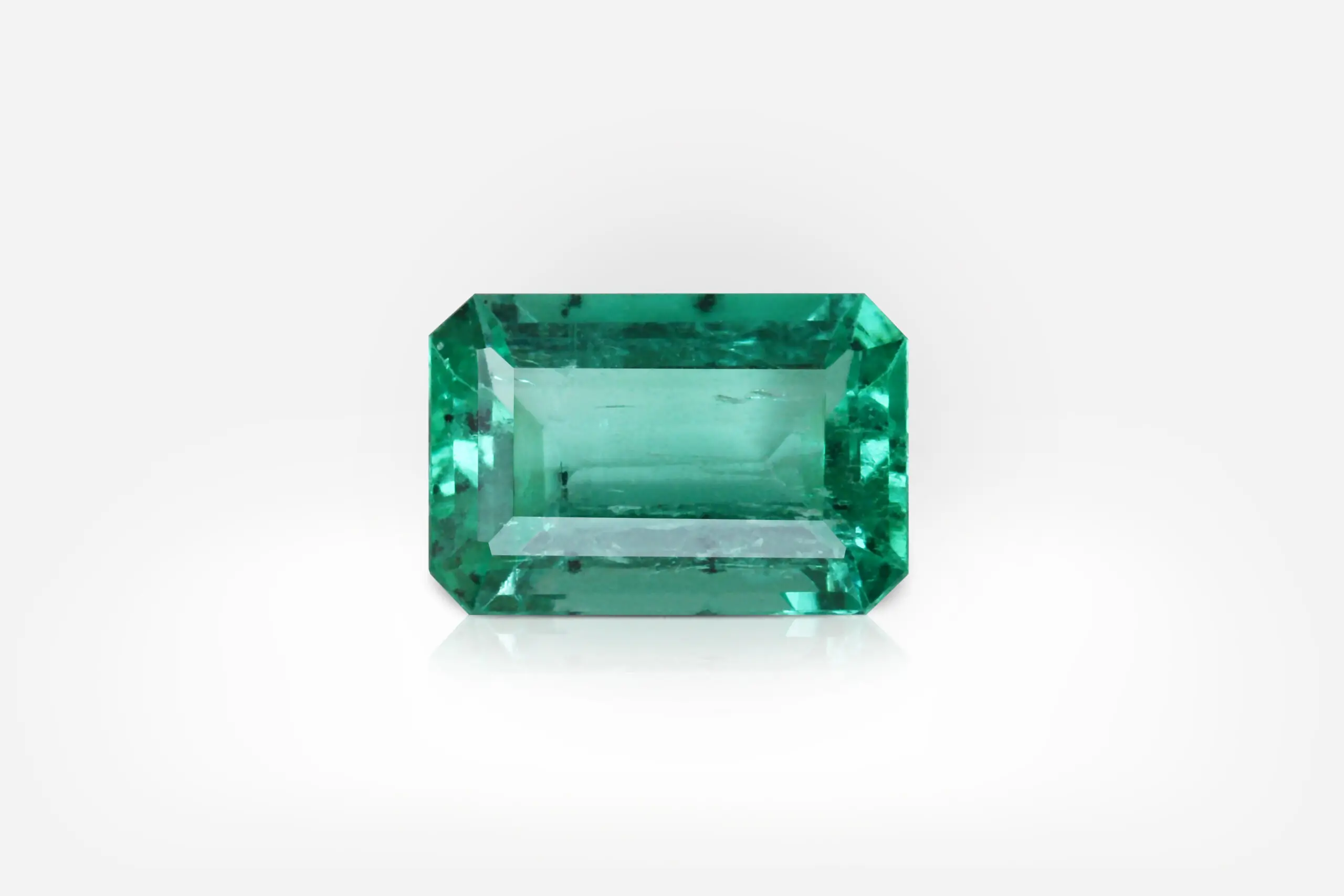 1.87 carat Green Emerald Octagon Shape ALGT - picture 1