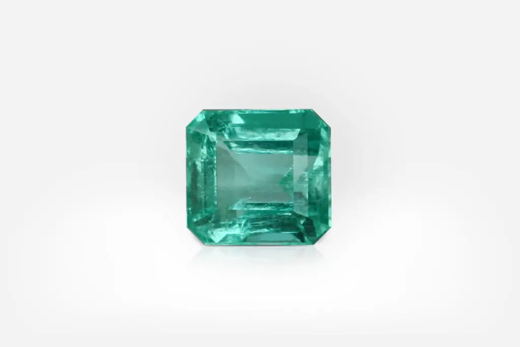 1.22 carat Green Emerald Octagon Shape ALGT