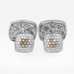 5.83 carat Diamond Cufflinks - picture thumb 1