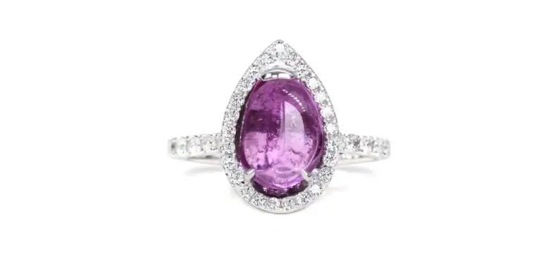 Our collection of Pink sapphire rings