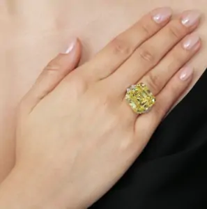 AN IMPRESSIVE DIAMOND RING was recently sold at Christie's